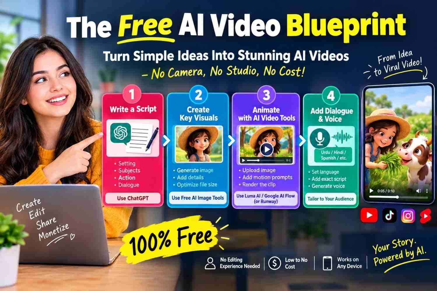 The Free AI Video Blueprint