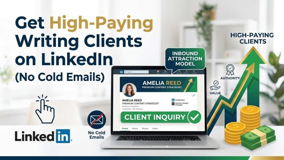 Get High-Paying Writing Clients on LinkedIn (No Cold Emails)