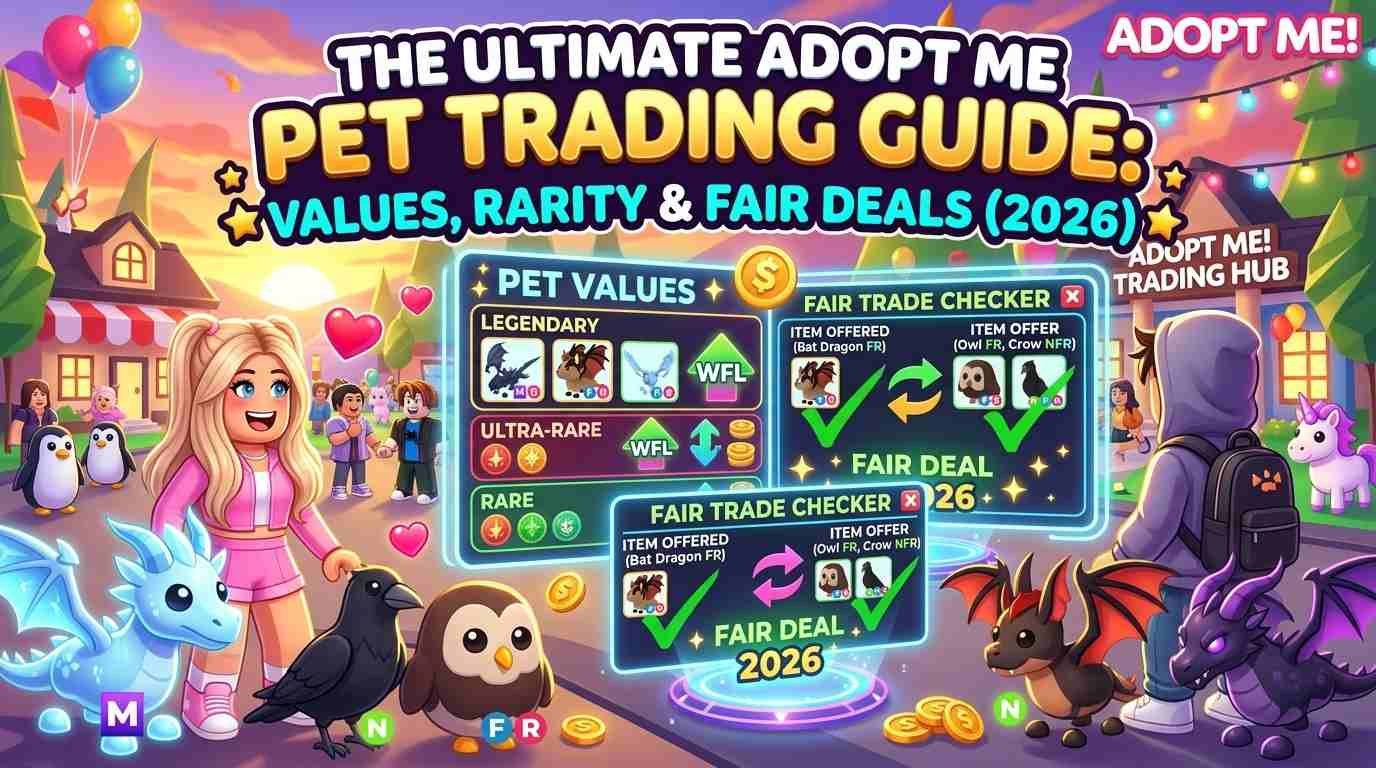 The Ultimate Adopt Me Pet Trading Guide: Values, Rarity & Fair Deals (2026